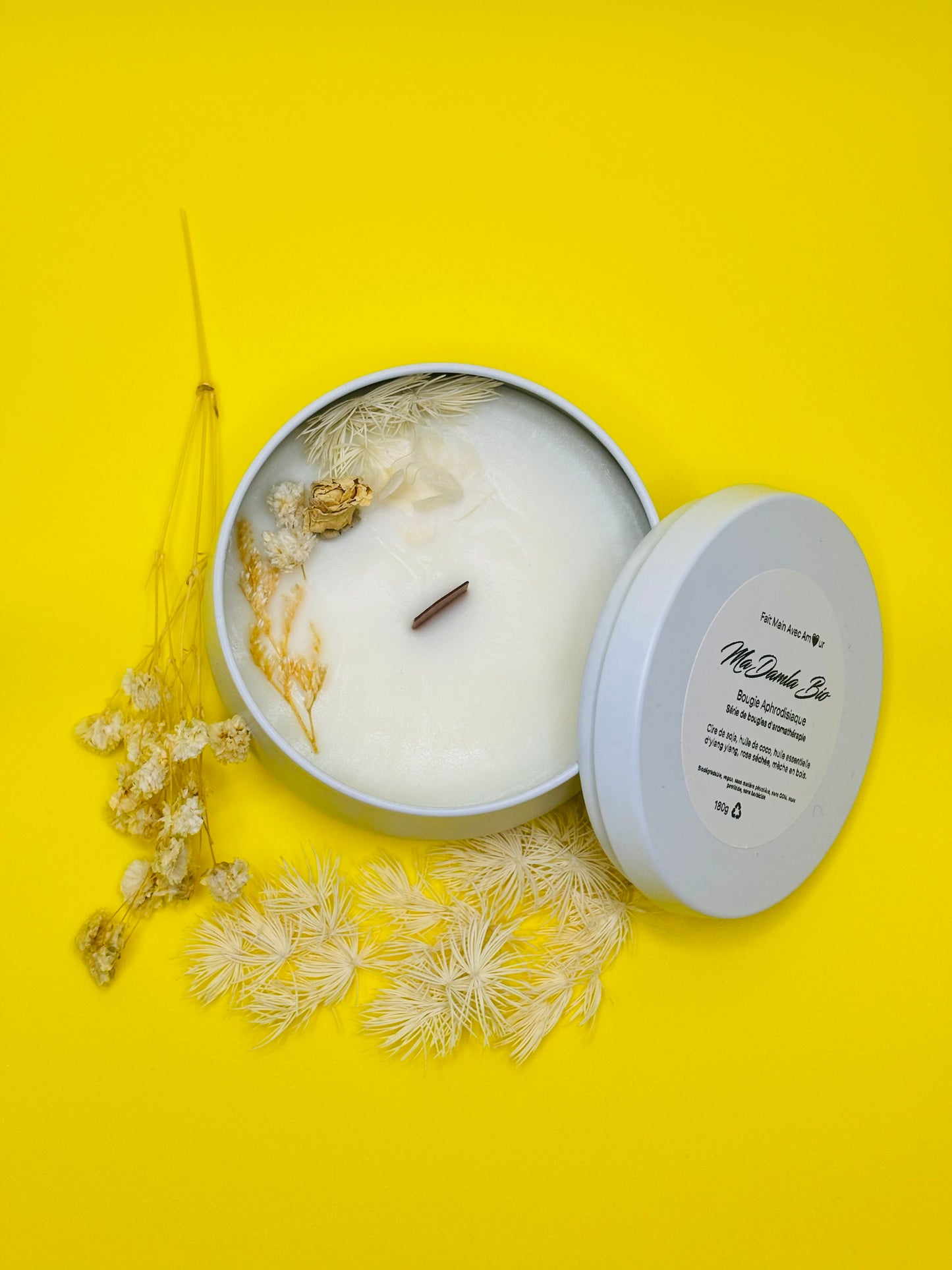 Série d'aromathérapie 'Bougie Apaisante'