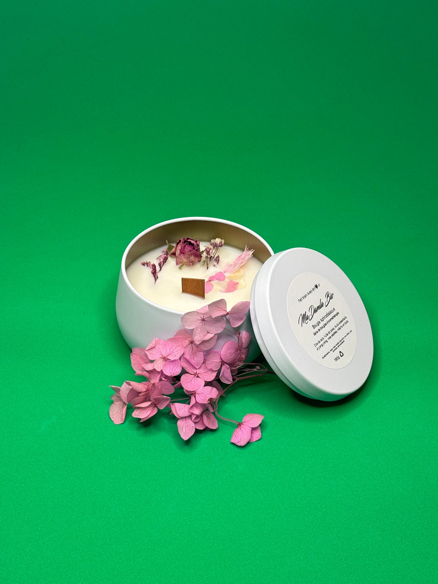 Série d'Aromathérapie 'Bougie aphrodisiaque'